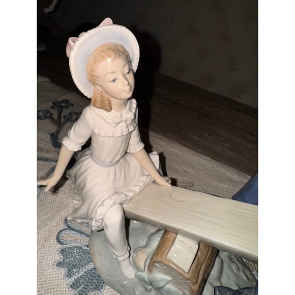 LLADRO Sailor Boy & Girl Seesaw Figurine #1255 Gloss Finish RETIRED - Picture 3 of 9